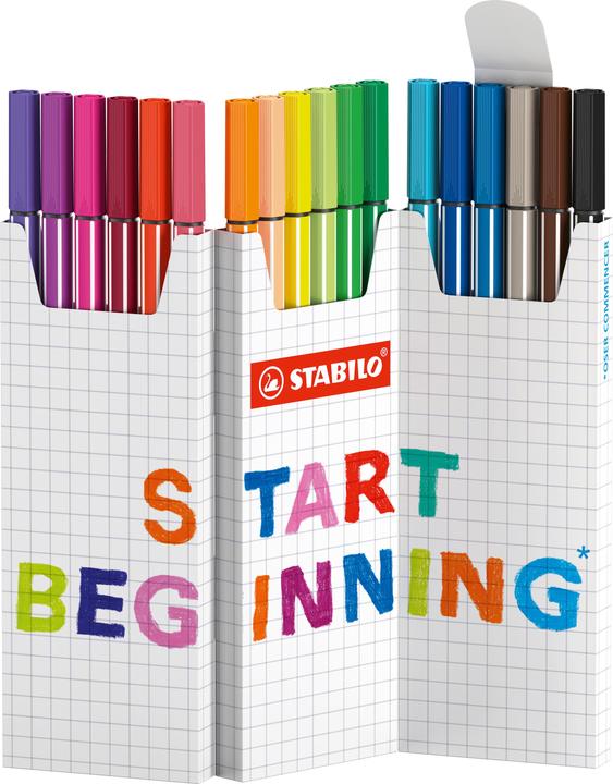 Immagine prodotto STABILO Pen 68 (Multicolore, 18 x)