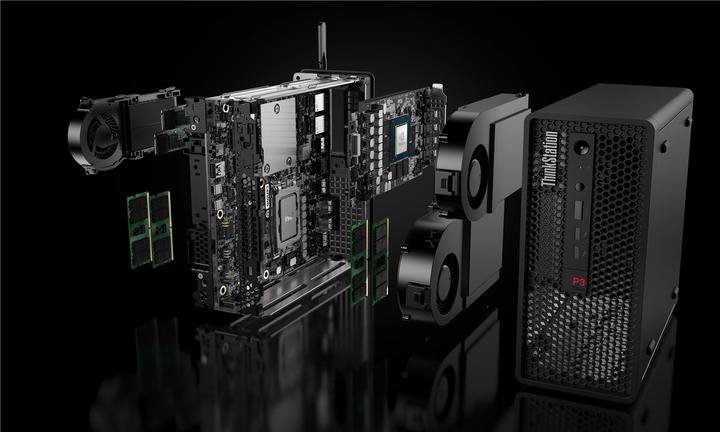 Actual product image Lenovo ThinkStation P3 Ultra (Intel Core i9-14900, 64 GB, 1000 GB, RTX A4000 Ada)