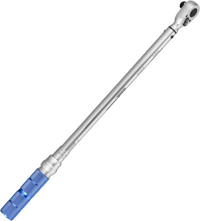 Produktbild SW-Stahl 03821L Drehmomentschlüssel 1/2 60-340 Nm I Umschaltknarre lang I 62 cm lang 48 Zähne I Dreh (1/2", 340 Nm, 60 Nm)