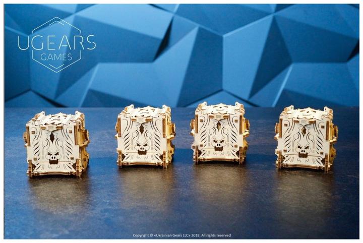 Actual product image Ugears Modular Dice Tower
