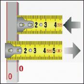 Actual product image Kraftwerk Prof. tape ruler 8 m x 27 mm (mm)