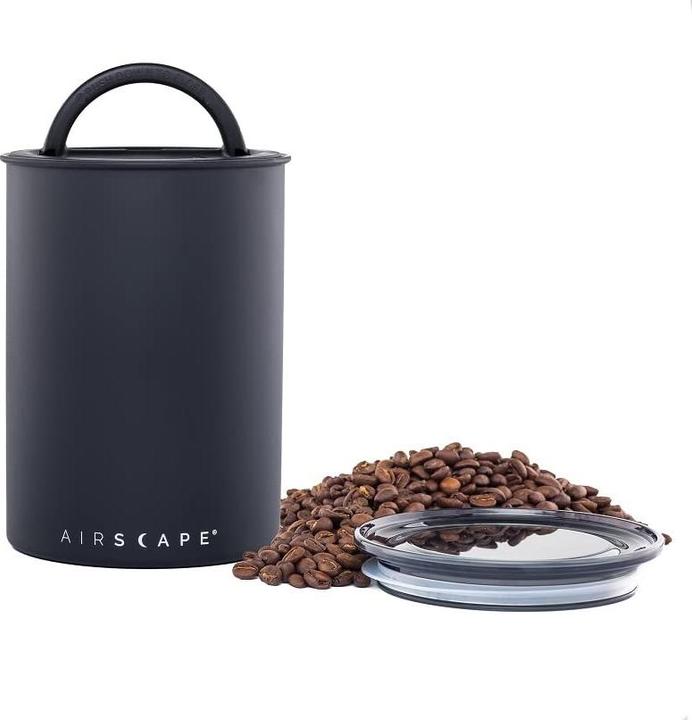 Actual product image Airscape Coffee tin medium black matt (1.89 l)