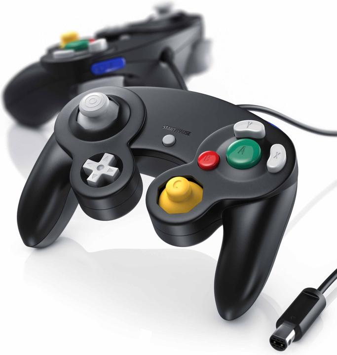 CSL 2x Nintendo controller, gamepad for Nintendo GameCube / Wii vibration effects / ergonomic
