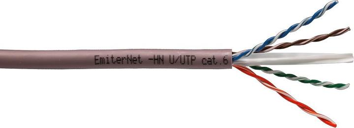 Actual product image No Name Emitter Net U/UTP Cat.6 450MHz B2ca LS0H cable 4x2x23AWG wire (SFTP, CAT6, 305 m)
