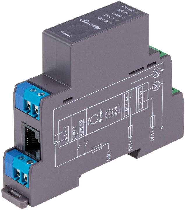 Produktbild Shelly Pro 2 (Schaltaktor)