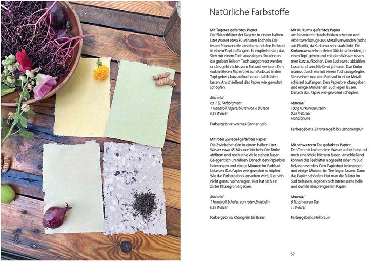 Immagine prodotto Papiere schöpfen und gestalten (Tedesco, Dorina Tessmann, Eva Tessmann Hauck, 2024)