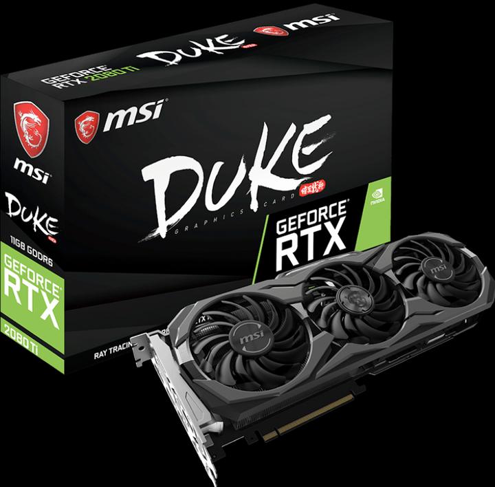 Image du produit MSI GeForce RTX 2080 Ti DUKE 11G OC (11 Go)