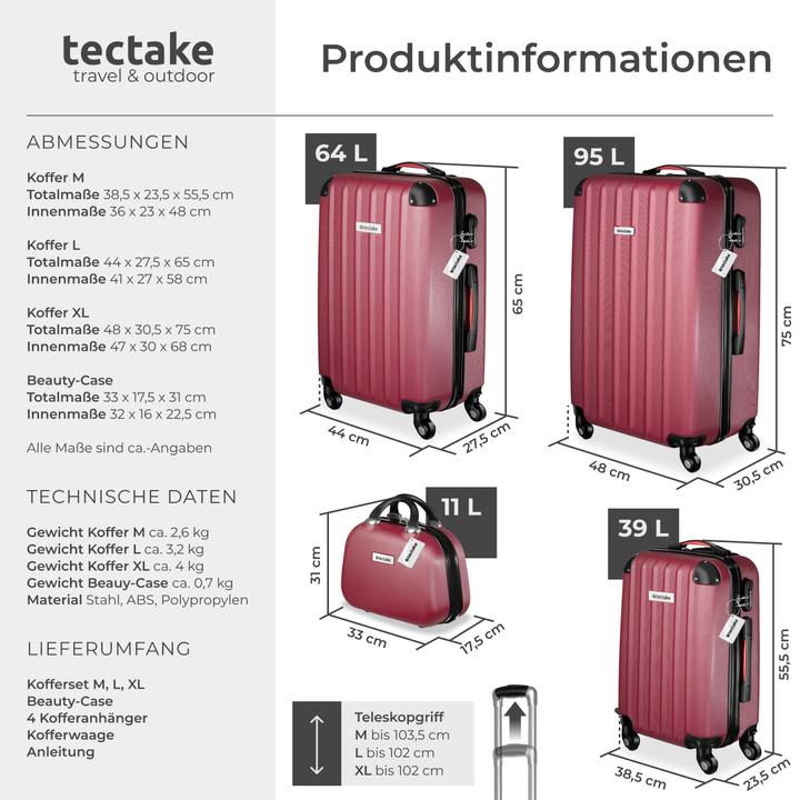 Immagine prodotto tectake Cleo (95 l, L (90 - 115l))
