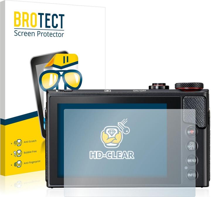 Produktbild BROTECT Schutzfolie Displayschutz Klar (Displayschutz, Powershot G9 X Mark II)