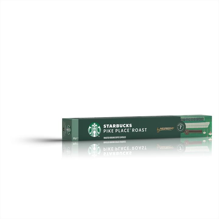 Actual product image Starbucks Pike Place Roast by Nespresso Medium Roasts (10 x Port.)