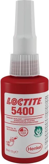 Actual product image Loctite Threadlocker medium strength 5400 (Yellow, 50 ml)