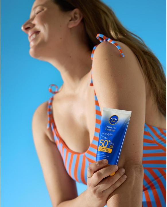 Actual product image NIVEA Invisible Finish (Suntan cream, SPF 50+, 150 ml)