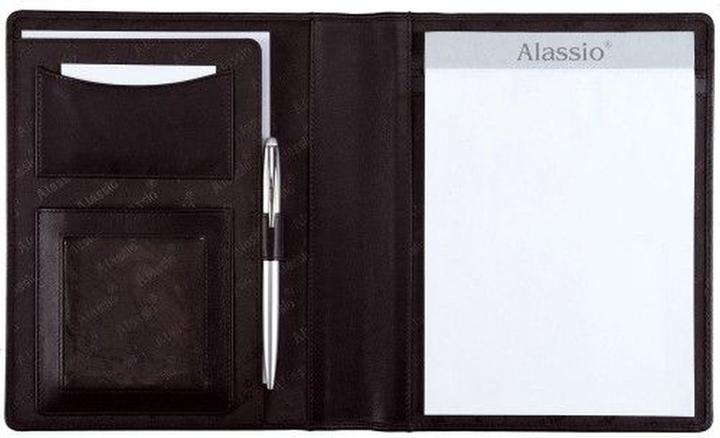 Image du produit Alassio Schreibmappe "BORMIO", A5, Nappa-Leder, schwarz (A5, 1 x)