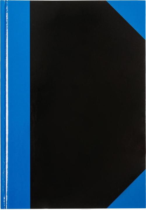 Produktbild Idena Kladde A5 liniert schwarz blau FSC-Mix (A5, Liniert, Harter Einband)