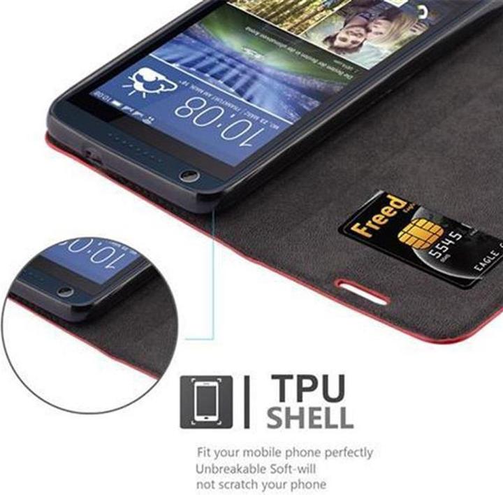 Produktbild Cadorabo Book Invisible Magnet Cover (HTC Desire 626G)