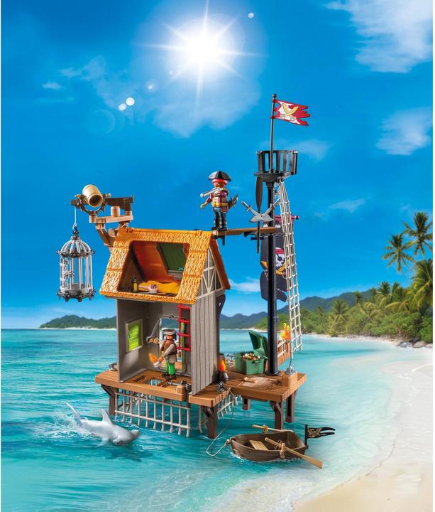 Image du produit Playmobil Port pirate avec prison pour corsaires (71792, Playmobil Pirates)