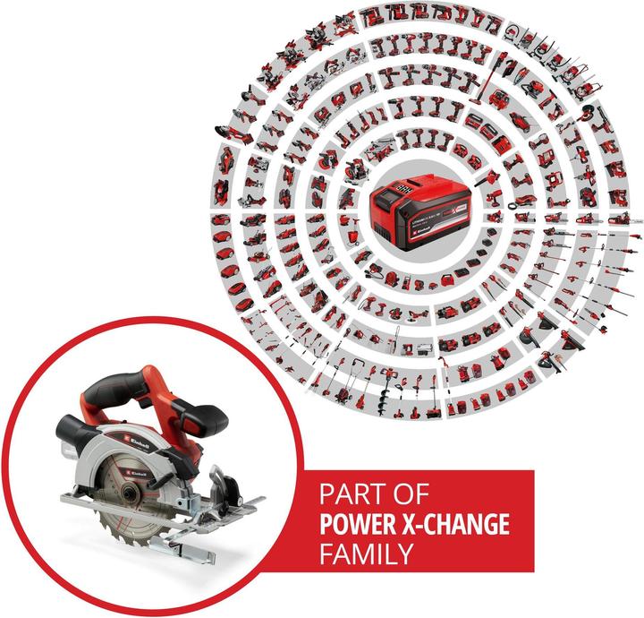 Productafbeelding Einhell TE-CS 18/165-1 Li Solo