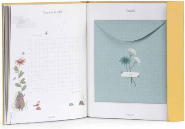 Produktbild Moulin Roty Geburtsbuch Trois Petits Lapins 80 Seiten (Französisch)