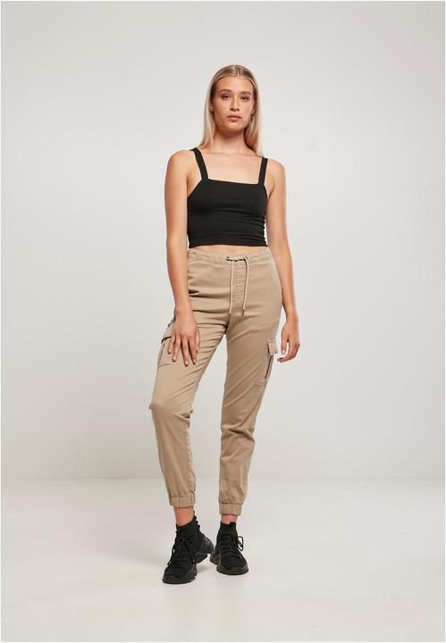 Actual product image Urban Classics Ladies High Waist Cargo Comfort Jogging Pants - 16932 (XXL)