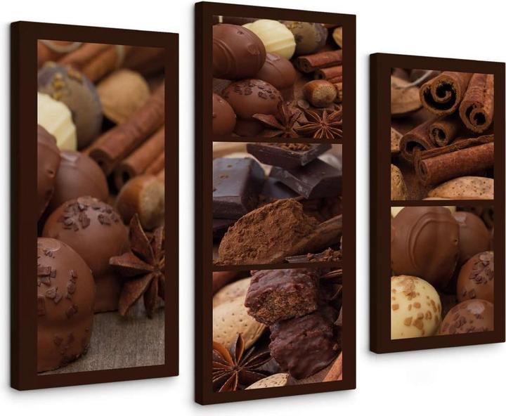 Trenddeko Chocolate dream 03 (3 parts) (40 x 80 cm, 120 x 40 cm)