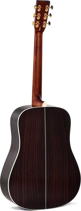 Actual product image Sigma Guitars SDR-41SP (Acoustic guitar, mahogany, Rosewood, Ebony, Bone)