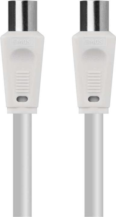 Image du produit Emos Câble coaxial d'antenne, blindé 10m - connecteur droit (Câble d'antenne)