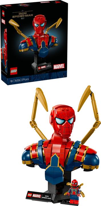 Image du produit LEGO Buste d'Iron Spider-Man (76326, LEGO Marvel)