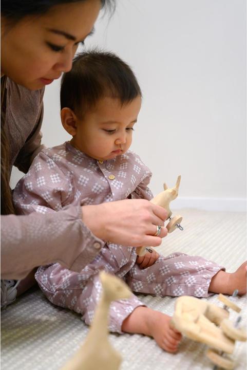 Actual product image Lodger Romper Tribe Muslin (80)