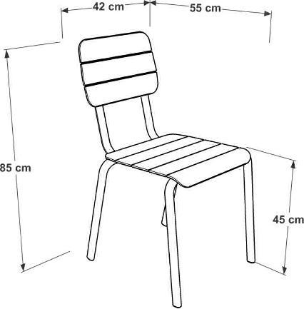 Produktbild Ezeis ALICANTE Esszimmergarnitur 4p 1 Set (1 Tisch + 4 Stühle) (155 cm)