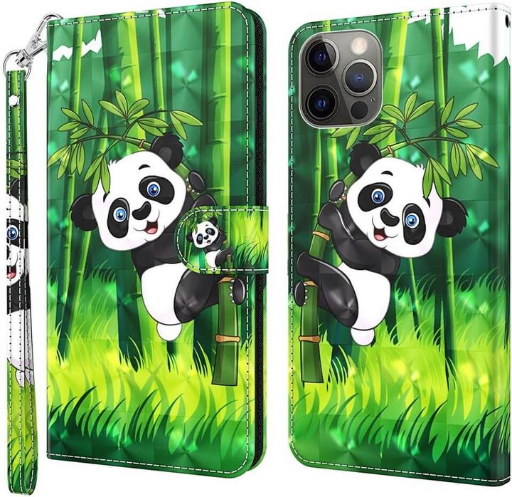 Immagine prodotto Cover-Discount iPhone 15 Pro Max - Custodia Glitter Effect Panda (Apple iPhone 15 Pro Max)