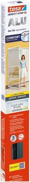 Actual product image tesa Insect screen Alu COMFORT for doors, XL insect screen (120 x 240 cm)