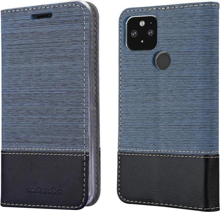 Produktbild Cadorabo Book Jeans Optik Cover (Google Pixel 5)