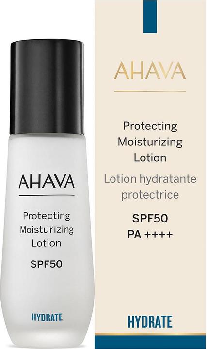 Productafbeelding Ahava Beschermende vochtinbrengende lotion SPF 50 (Zonnecrème gezicht, SPF 50, 50 ml)