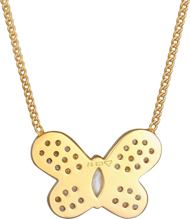 Immagine prodotto Elli Collana di cristallo, farfalla (Argento 925, Zirconia, 45 cm)