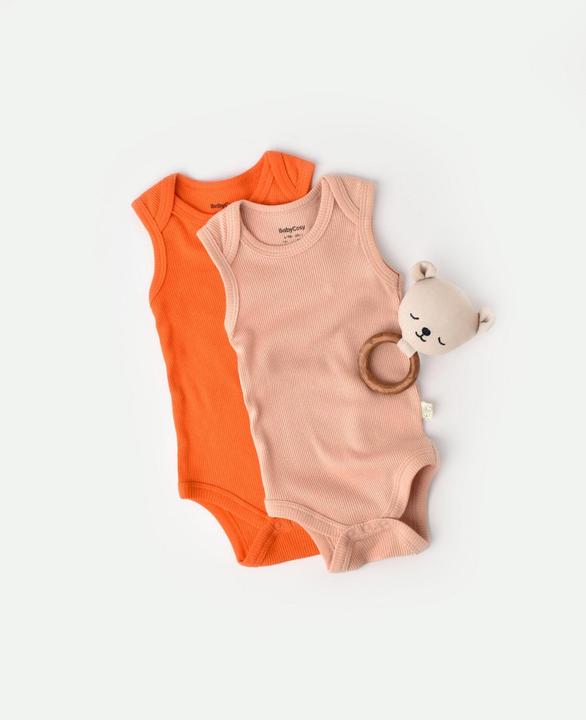 BabyCosy Body. ärmellos. 2 Pack