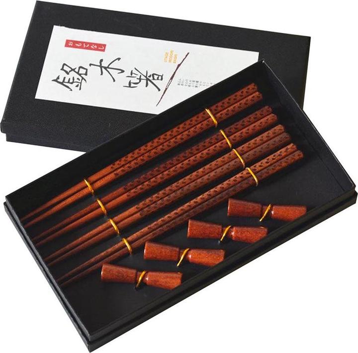 Produktbild JTI Essstäbchen mit Halter - 4 Paar (1 Stück, Essstäbchen)