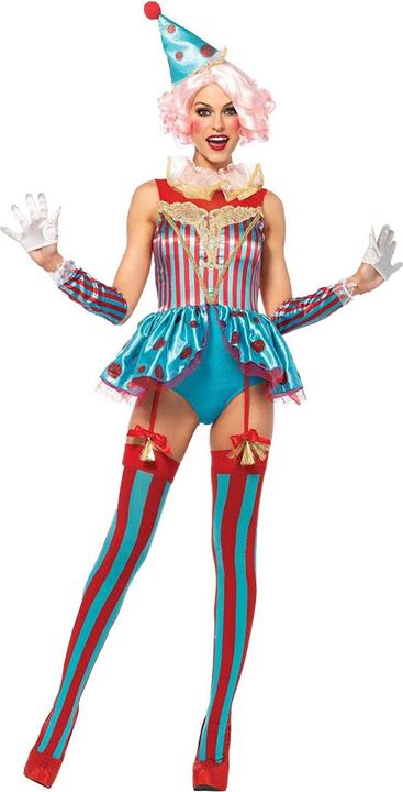 Actual product image Leg Avenue Sexy Zirkusclown Kostüm - Clown für Fasching und Halloween (L)