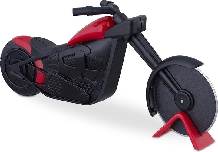 Produktbild Relaxdays Motorrad-Pizzaschneider