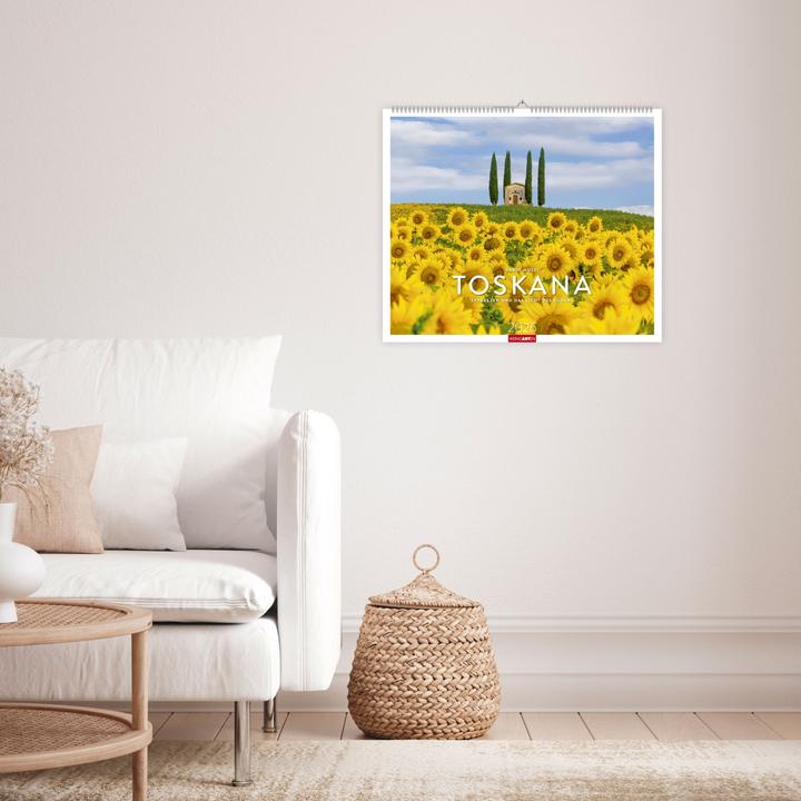 Produktbild Toskana Kalender 2026 - Zypressen und das Licht des Südens (55 x 46 cm, Deutsch)