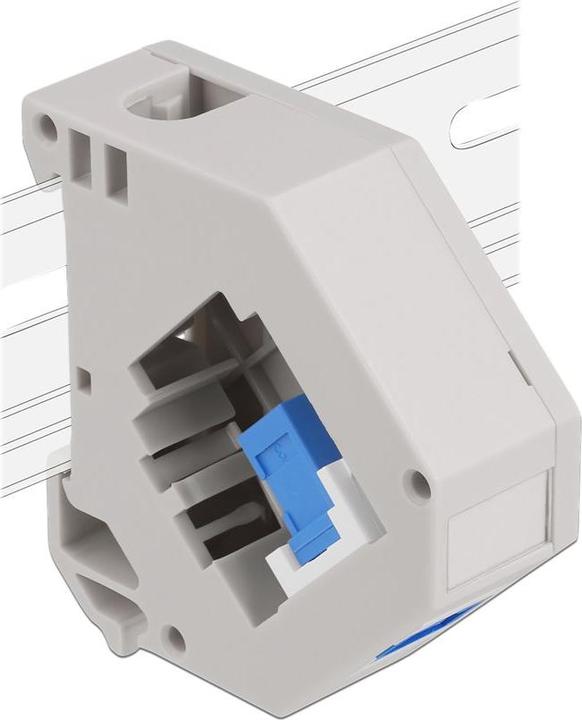 Immagine prodotto Delock Adattatore per guida top-hat con presa Keystone SC simplex a presa SC simplex blu
