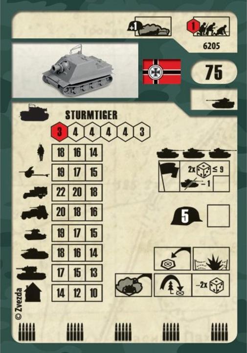 Actual product image Carson 1:100 Storm Tiger Heavy Assault Gun