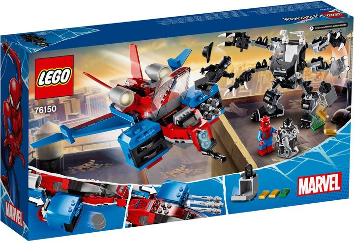 Actual product image LEGO Spiderjet vs. Venom Mech (76150, LEGO Marvel)