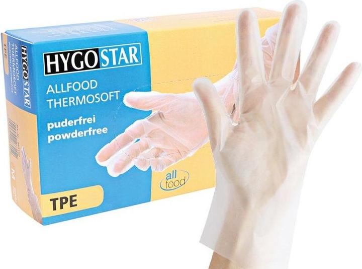 Actual product image Antalis Handsker TPE L transparent pudderfri 200stk/pak - (200 pcs.) (L)