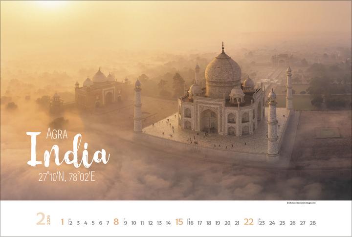 Produktbild Verlag Bildkalender Around the World 2026, Papierformat: Kein