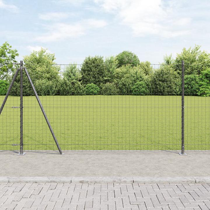 Image du produit VidaXL Kit de poteaux de clôture 26 pièces Gris Béton 3,2 x 3,2 x 78,5 cm