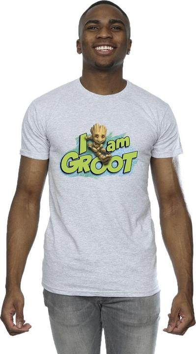 Immagine prodotto Guardians Of The Galaxy I Am Groot Jumping Maglietta Uomo (4XL)