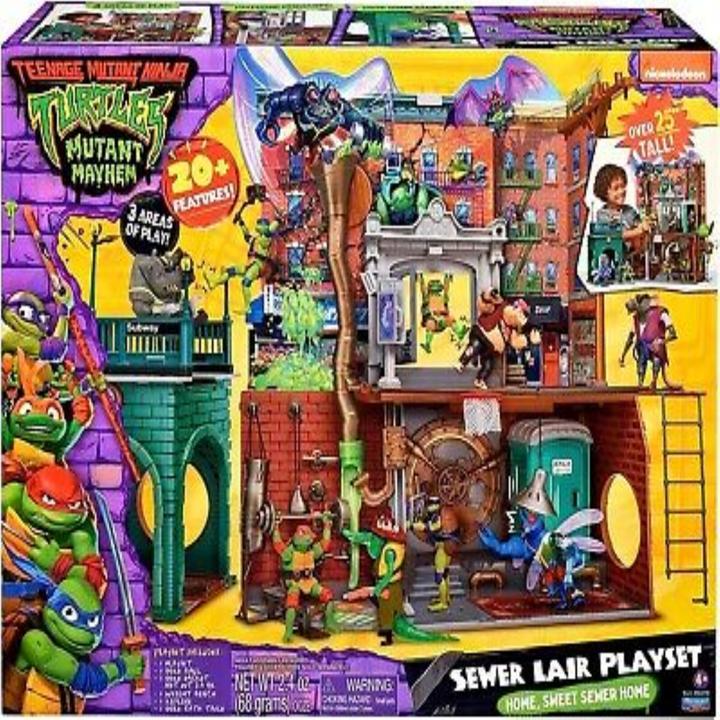 Produktbild Boti Teenage Mutant Ninja Turtles: Mutant Mayhem Spielset Hauptquartier