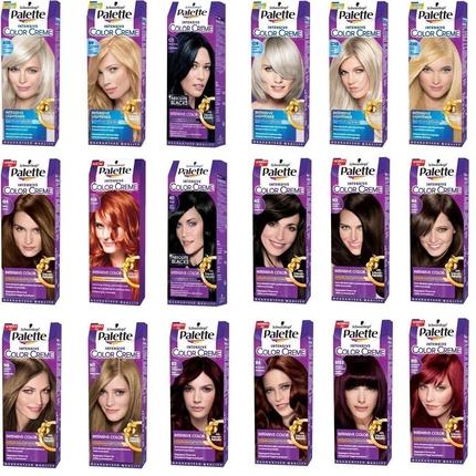 Actual product image Schwarzkopf Palette Intensive Colour Creme Long-lasting Intensity Barva Na Vlasy