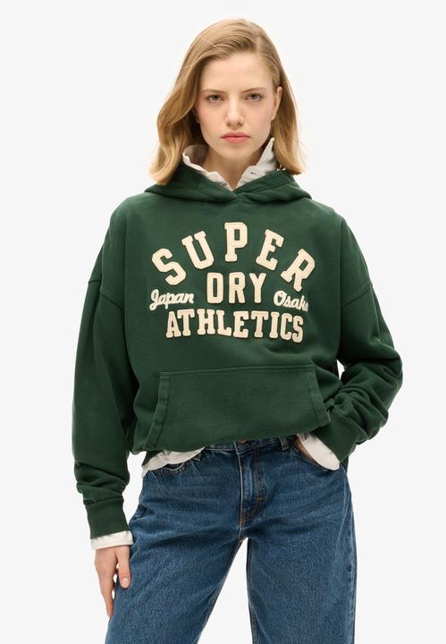 Image du produit Superdry Sweat à capuche oversize à motif appliqué Athletic Essentials