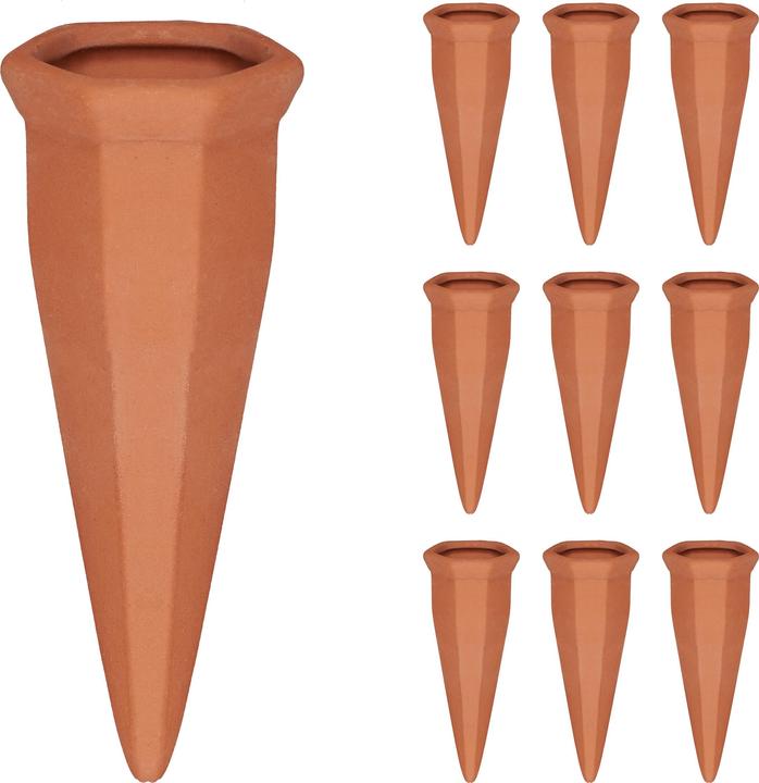 Actual product image Relaxdays 10x clay cone (Clay cone)